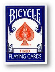The United States Playing Card Company Bicycle 4 Index kártya - kék, 1 csomag