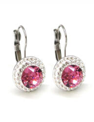 APHRODITÉ APHRODITE kapcsos fülbevaló (fehér-rose 12-mm-es) (2020022036)