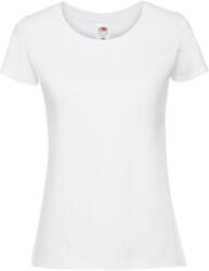 Fruit of the Loom FN56 kereknyakú Női póló, LADIES 195 ICONIC T, White - XL (FN560109)