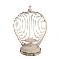 Clayre & Eef Suport lumanare fier bej antichizat 31x24x45 cm (6Y5588)
