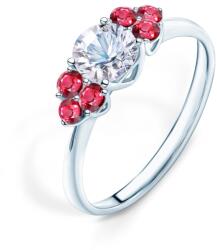 SAVICKI Inel de logodnă Fairytale: aur alb, safir alb - savicki - 6 806,00 RON