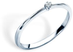 SAVICKI Inel de logodnă SAVICKI: aur alb, diamant - savicki - 2 808,00 RON