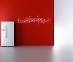 4 Decor Sticker Portativ muzical orizontal - beestick-deco - 73,00 RON
