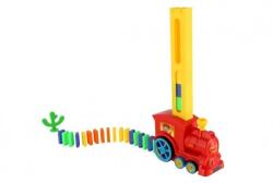 Teddies Lokomotíva/Vonat domino építő műanyag 16cm elemmel, hanggal és fénnyel (TD00800116)