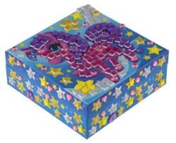 Teddies Kreatív szett unikornis mozaik ékszerdoboz kiegészítőkkel, 29x25, 5x6cm (TD00861595)