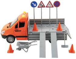 Teddies Autó útkarbantartó műanyag 25cm a lendkeréken akkumulátorokon hanggal és fénnyel (TD00850502)