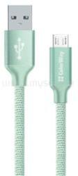 ColorWay Kábel, USB MicroUSB 1m 2.1A mint (CW-CBUM002-MT) (CW-CBUM002-MT) (CW-CBUM002-MT)