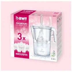 BWT Vida vízszűrő kancsó 2, 6 l fehér + 3 db vízszűrő betétet, manuális mérővel