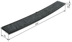 Bosch Filtru habitaclu C. A. BOSCH 1 987 432 336 (1 987 432 336)