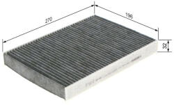 Bosch Filtru habitaclu C. A. BOSCH 1 987 432 311 (1 987 432 311)