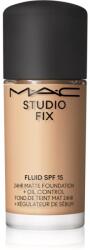 MAC Cosmetics Mini Studio Fix Fluid SPF 15 24HR Matte Foundation + Oil Control machiaj cu efect matifiant SPF 15 culoare NW20 15 ml