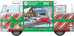 EUROGRAPHICS 550 db-os puzzle - VW - Christmas Bus fém dobozban (8551-5664) (8551-5664)