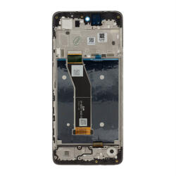 Motorola G24 gyári LCD kijelző kerettel, fekete (Service Pack) (5D68C23810)