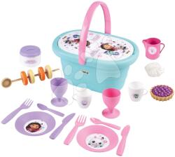 Smoby Coș cu set de prânz și pahare Gabby Smoby cu 21 de accesorii și alimente, pentru copii de la 3 ani (SM312506) Bucatarie copii