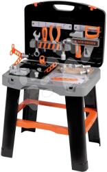 Smoby Atelier de lucru în valiză 2în1 Bricolo Smart Workbench Black&Decker Smoby banc de lucru pliabil cu unelte 30 de accesorii de la 3 ani (SM360734) Set bricolaj copii