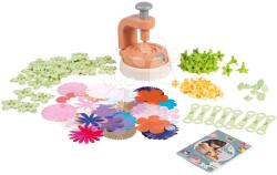 Smoby Florărie cu producție de flori decorative Crea Deco Flowers Set Smoby 200 de accesorii cu mașină de lipirea petalelor din material de la 5 ani (SM350410)