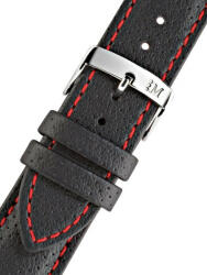 Morellato Curea neagră cu roșu Morellato Race M 4909C18.883 18 mm