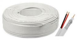 Atu Tech Cablu coaxial RG6 cu alimentare 2x0, 75, rola 200 de metri TW200SCCA (TW200SCCA)