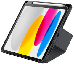 Baseus Minimalist Apple iPad 10 Trifold Tok - 10.9", Fekete