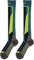 Nevica Мъжки ски чорапи Nevica Davos 2 Pack Ski Sock Mens - Petrol