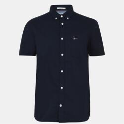 Jack Wills Мъжка риза с къс ръкав Jack Wills Short Sleeve Oxford Shirt Mens - Navy