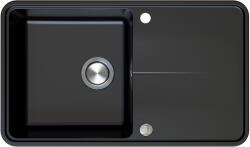 BERG Victoria gránit mosogató 78x50 cm fekete BRV1911 (BRV1911)