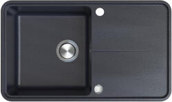BERG Victoria gránit mosogató 78x50 cm fekete-szürke/grafit/onix BRV1411 (BRV1411)
