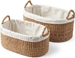 Humdakin Humdakin WICKER szennyes kosár, 2 db-os szett, tengeri fű (HUM5713391024979)