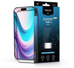 MyScreen MS238267 Apple iPhone 16 Plus edzett üveg képernyővédő fólia - Myscreen protector diamond glass Lite Edge2.5D Fekete (MS238267)