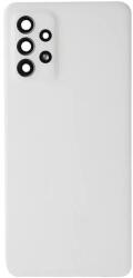 tel-szalk-192969331549 Samsung Galaxy A72 Fehér akkufedél, hátlap, hátlapi kamera lencse (tel-szalk-192969331549)