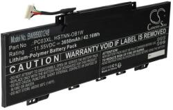 VHBW Notebook akkumulátor HP HSTNN-0B1W, M24421-271, HSTNN-OB1W - 3650 mAh 11, 55 V Li-polimer (WB-889001248)