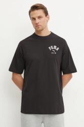 PUMA t-shirt Classics Play Paris fekete, férfi, sima, 626767 - fekete S