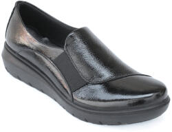 Imac női bebújós fekete lakkbőr félcipő 656000-4200-011 07413