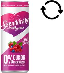 Szentkirályi Egy csepp gyümölcs erdei gyümölcs ízű szén-dioxiddal enyhén dúsított ital 250 ml