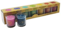 4home Set lumânări aromate Arome Balanced Chakra, 7 buc,