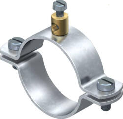 Obo Bettermann 5040132 - 925 1 1/4 Földelő csőbilincs 1 1/4 coll csövekhez, 40, 4 - 42, 4 mm befogási tartomány, galvanikusan horganyzott, DIN 50961 (5040132)