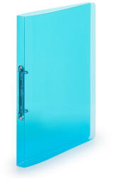 KARTON P+P Gyűrűskönyv A4, 2 gyűrűs 2cm gerinc áttetsző PP, Karton P+P Lines kék (2-167) - cartridge