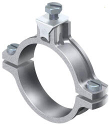 Obo Bettermann 5050111 - 950 Z 1 Földelő csőbilincs 1 coll csövekhez, 31, 5 - 34, 5 mm befogási tartomány, felsőrész és -alsórész cink-présöntvényből (5050111)