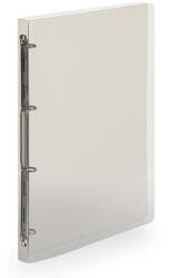 KARTON P+P Gyűrűskönyv A4, 4 gyűrűs 2cm gerinc áttetsző PP, Karton P+P Lines füst (2-149) - cartridge