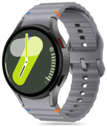 Tech-Protect Silicone Sport szíj Samsung Galaxy Watch 4 / 5 / 5 Pro / 6 / 7 / FE, crayon grey