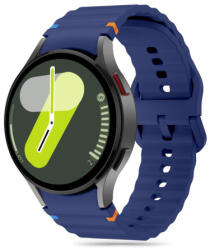 Tech-Protect Silicone Sport szíj Samsung Galaxy Watch 4 / 5 / 5 Pro / 6 / 7 / FE, navy blue