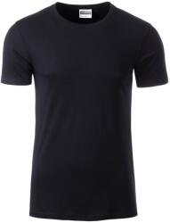 Daiber Tricou clasic pentru bărbați din bumbac organic 8008 - Neagră | 3XL (8008-1778955)
