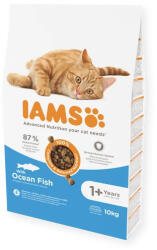 Iams for Vitality 10kg száraz macskatáp Tengeri hallal - tenyesztoitap