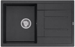 Quadron MORGAN 111 black dotted gránit mosogatótálca