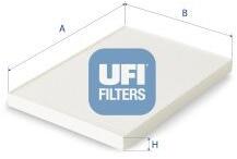 UFI Filtru, aer habitaclu UFI 53.455. 00 (53.455.00)