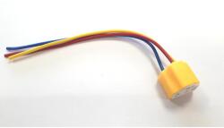 Utángyártott H4 izzó foglalat aljzat csatlakozó univerzális vezetékkel 1db (H4UNIVFOGL)