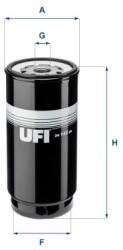 UFI filtru combustibil UFI 24.142. 00 (24.142.00)