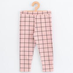 NEW BABY Leggings pentru copii din bumbac New Baby Kindergarten roz, mărime 92/98