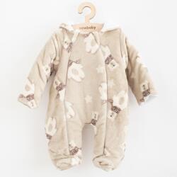 NEW BABY Salopetă de iarnă Wellsoft pentru nou-născuţi, model Urs Polar New Baby, mărime 80 (9-12l)