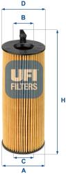 UFI Filtru ulei UFI 25.084. 00 (25.084.00)